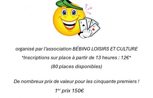 Illustration actualité « 22 mars 2025 - GRAND CONCOURS DE BELOTE »