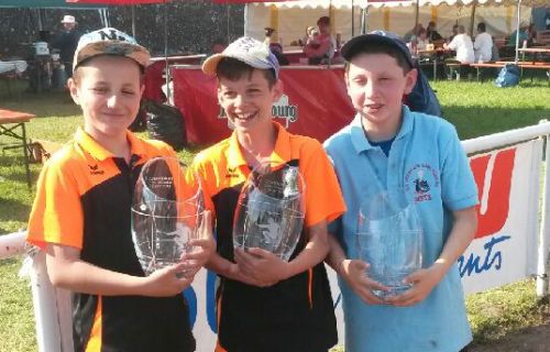 La triplette Tom, Loris et Thomas qualifiés aux championnat de France